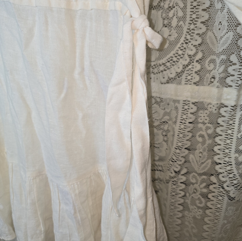 Free People Moonshiner Embellished Collar And Shoulder Long Sleeve Mini Dress, L - Picture 2 of 11